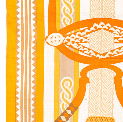 Fantaisie D Etriers - CS140 - Orange Blanc Beige - NWCTS - 2511041858