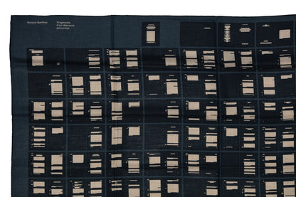 Hermes Fragments d’un discours amoureux (Roland Barthes) - CS140 - Dark Grey Blue -NEW