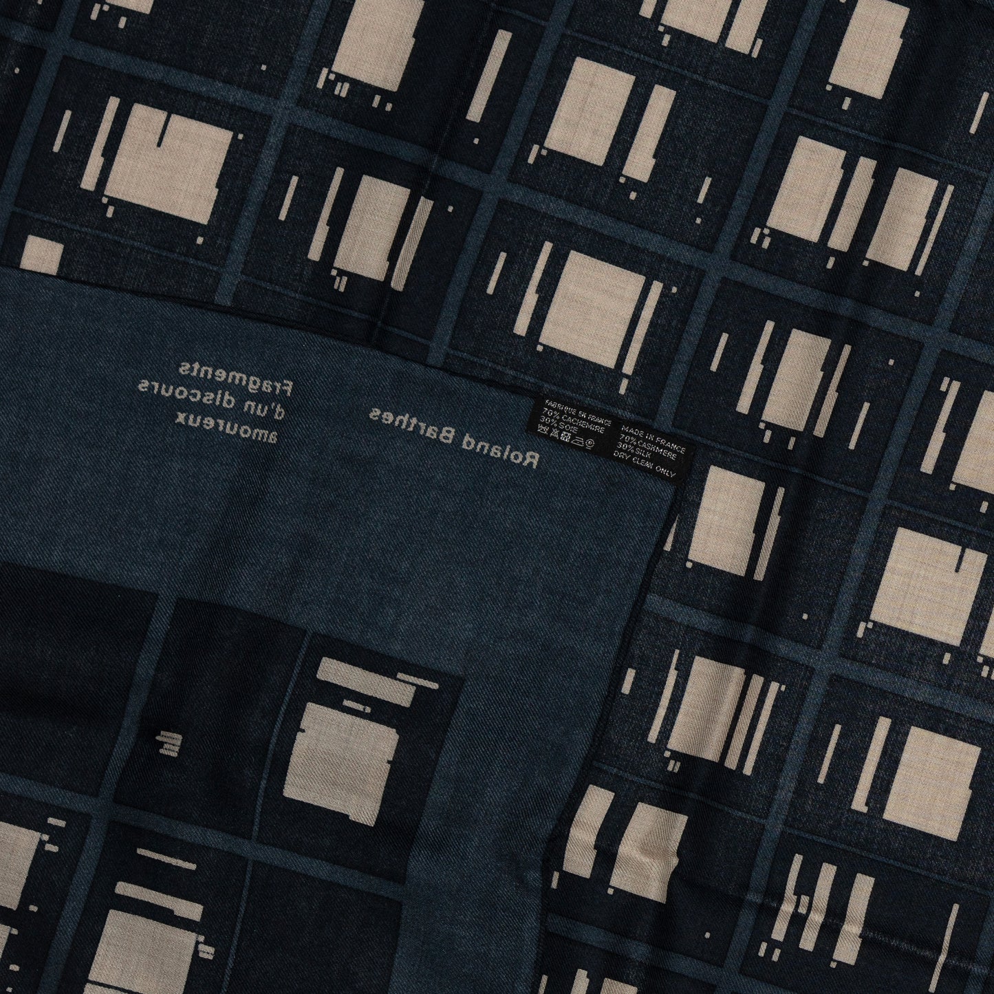 Hermes Fragments d’un discours amoureux (Roland Barthes) - CS140 - Dark Grey Blue -NEW