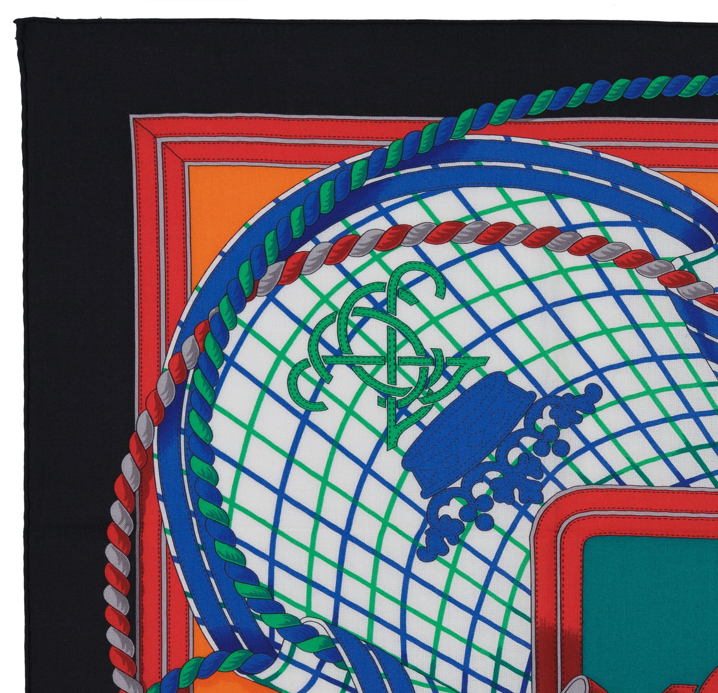 Hermes - Grande Tenue - CS 140 - Black green red - NWOCT - 1504231255