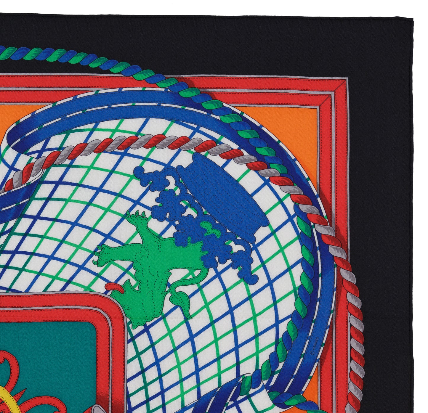 Hermes - Grande Tenue - CS 140 - Black green red - NWOCT - 1504231255