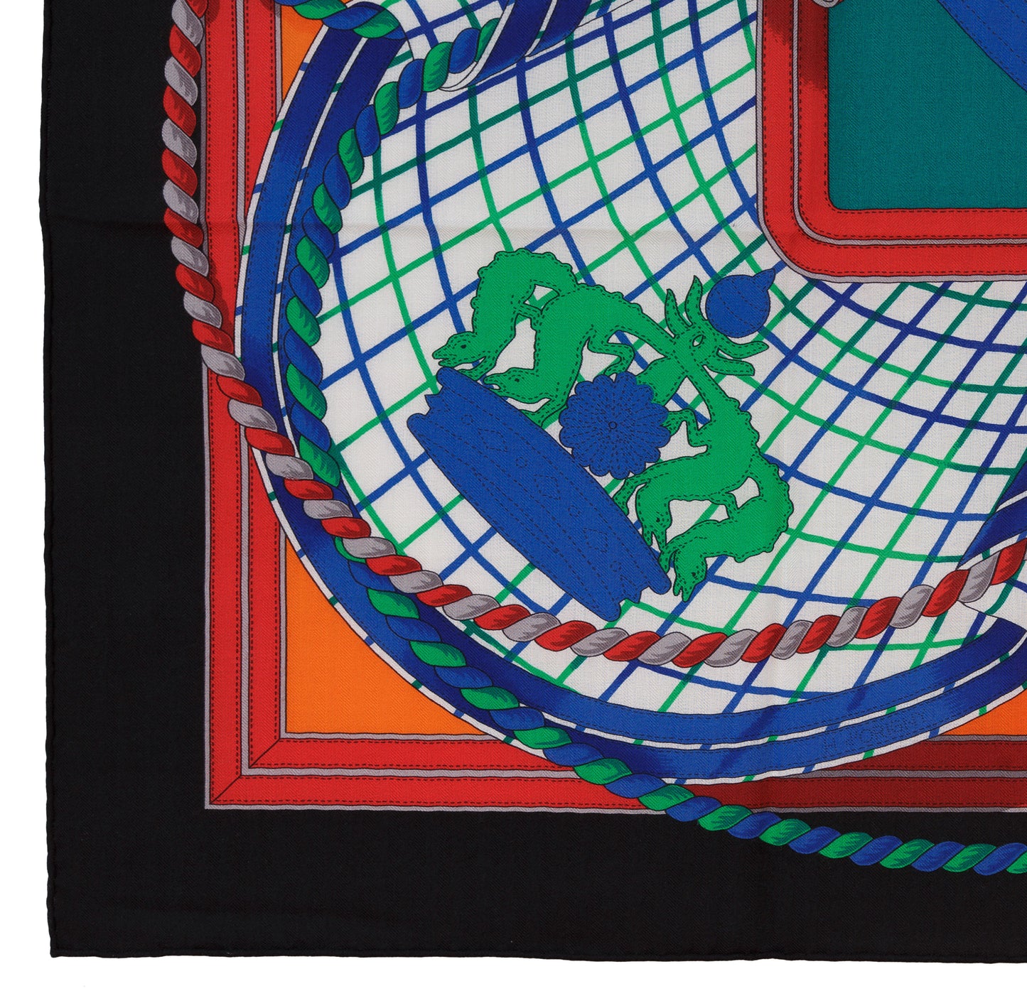 Hermes - Grande Tenue - CS 140 - Black green red - NWOCT - 1504231255