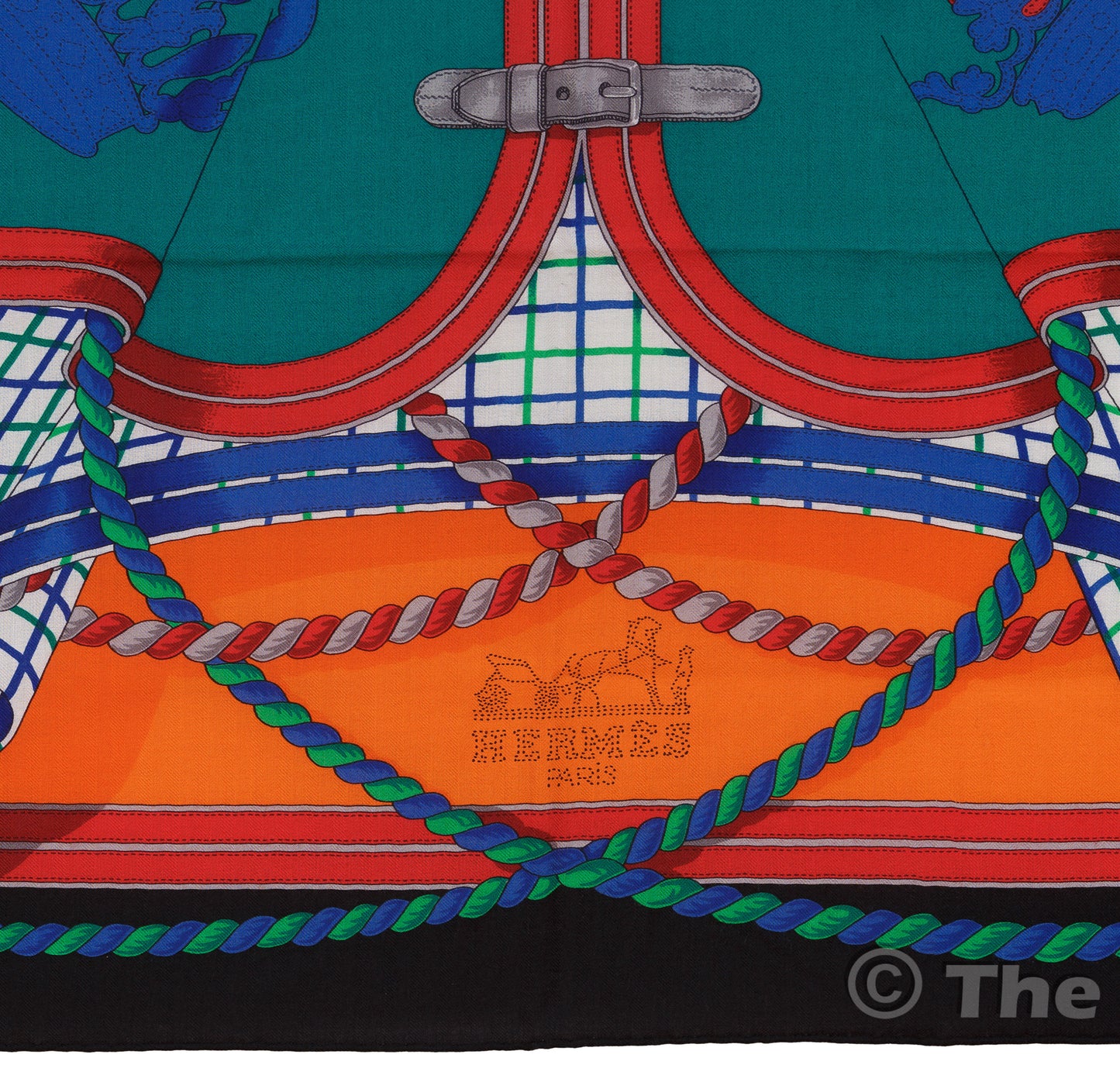 Hermes - Grande Tenue - CS 140 - Black green red - NWOCT - 1504231255