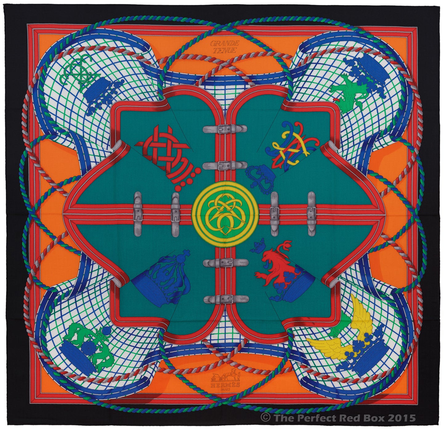 Hermes - Grande Tenue - CS 140 - Black green red - NWOCT - 1504231255