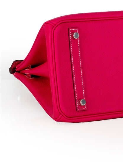 Hermes Bag Birkin 30cm Box Calf Pink New