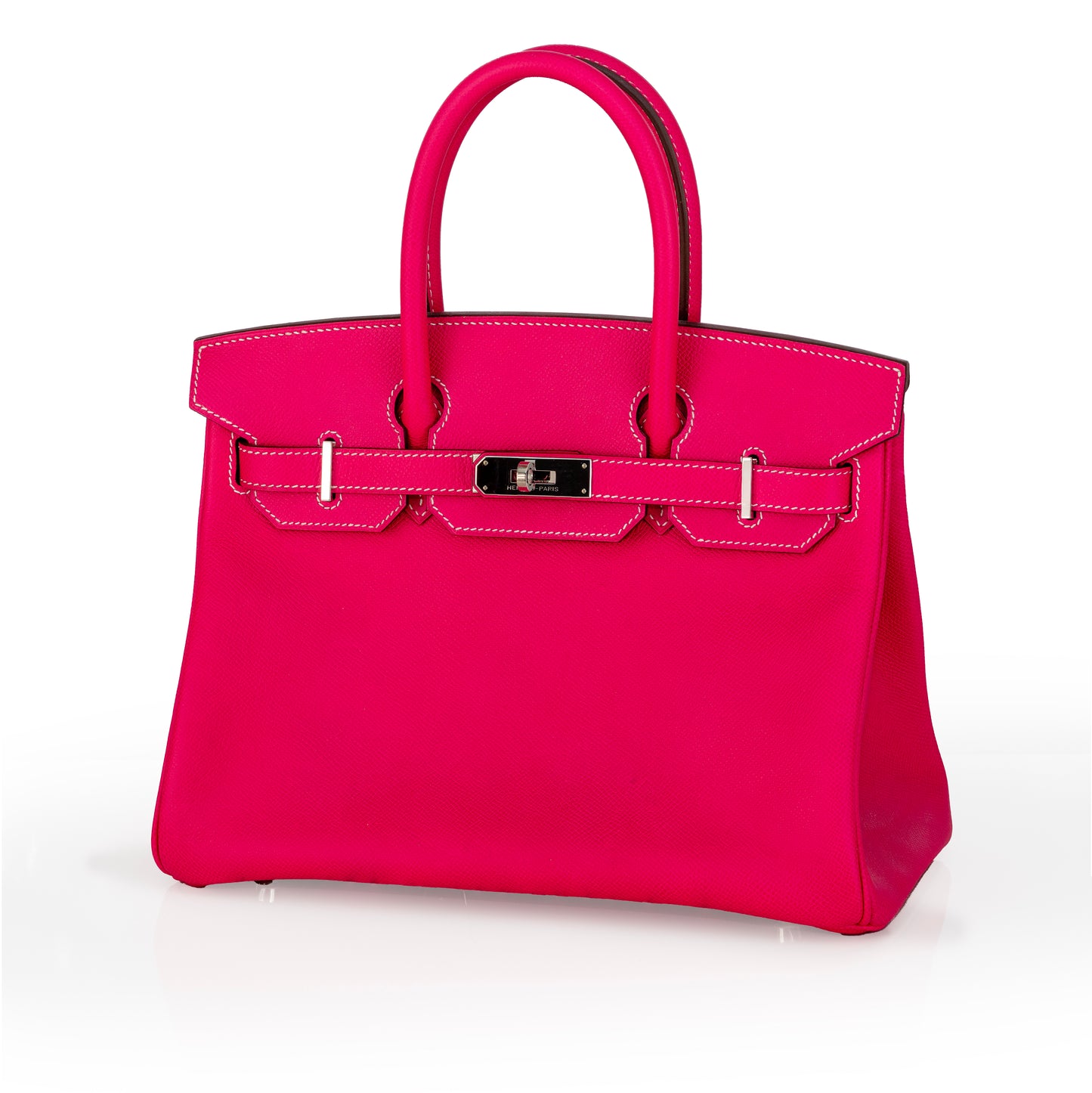 Hermes Bag Birkin 30cm Box Calf Pink New
