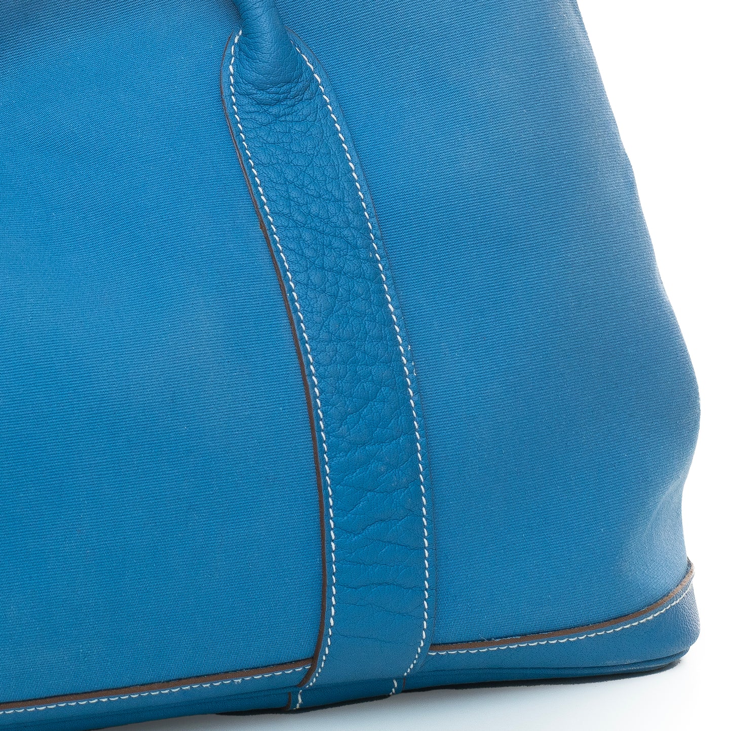 Hermes Bag Garden Party 38 – Blue – Country Leather - Canvas New