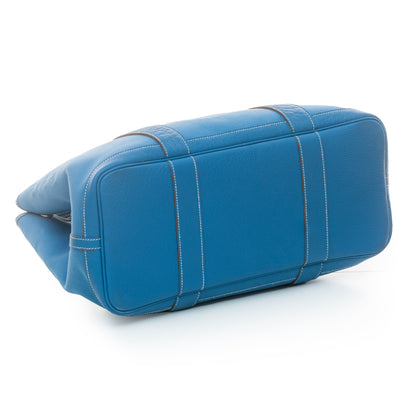 Hermes Bag Garden Party 38 – Blue – Country Leather - Canvas New