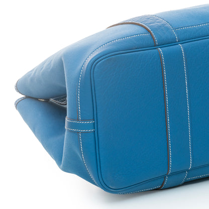 Hermes Bag Garden Party 38 – Blue – Country Leather - Canvas New