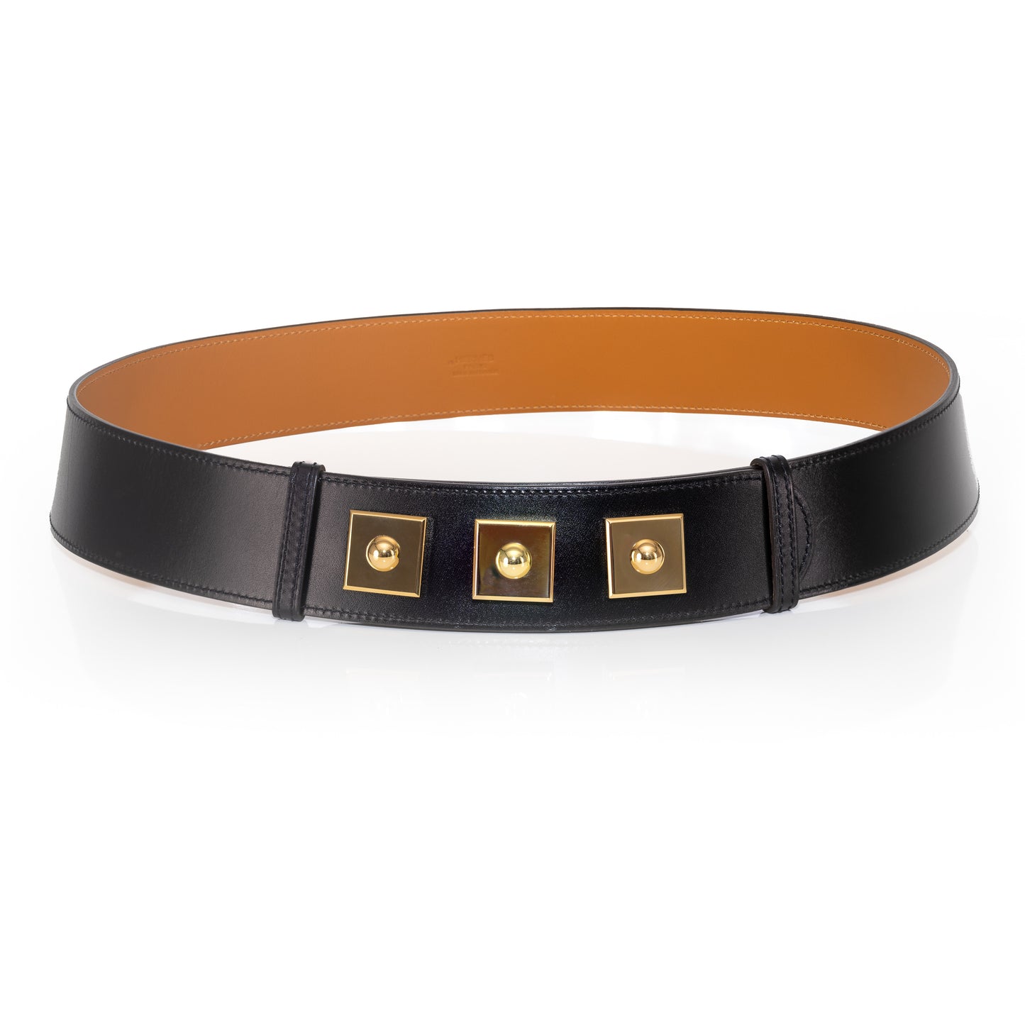 Hermes Belt Piano Gold HW - Black Leather NWOCTS - 2501111752
