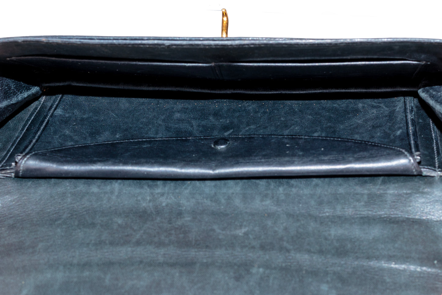 Hermes Bag Pallonnier Clutch Bag – Black Porosus Crocodile - Excellent Vintage Condition - Rare!
