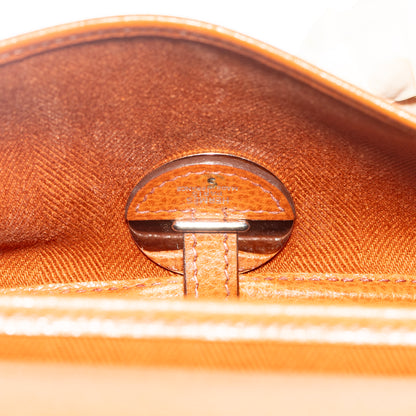 Hermès Colorado Bag PM 25 Orange Toile Chevrons Canvas Vache Liegee Palladium Hardware - MWOCTS - 2601271955