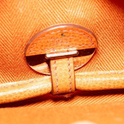 Hermès Colorado Bag PM 25 Orange Toile Chevrons Canvas Vache Liegee Palladium Hardware - MWOCTS - 2601271955