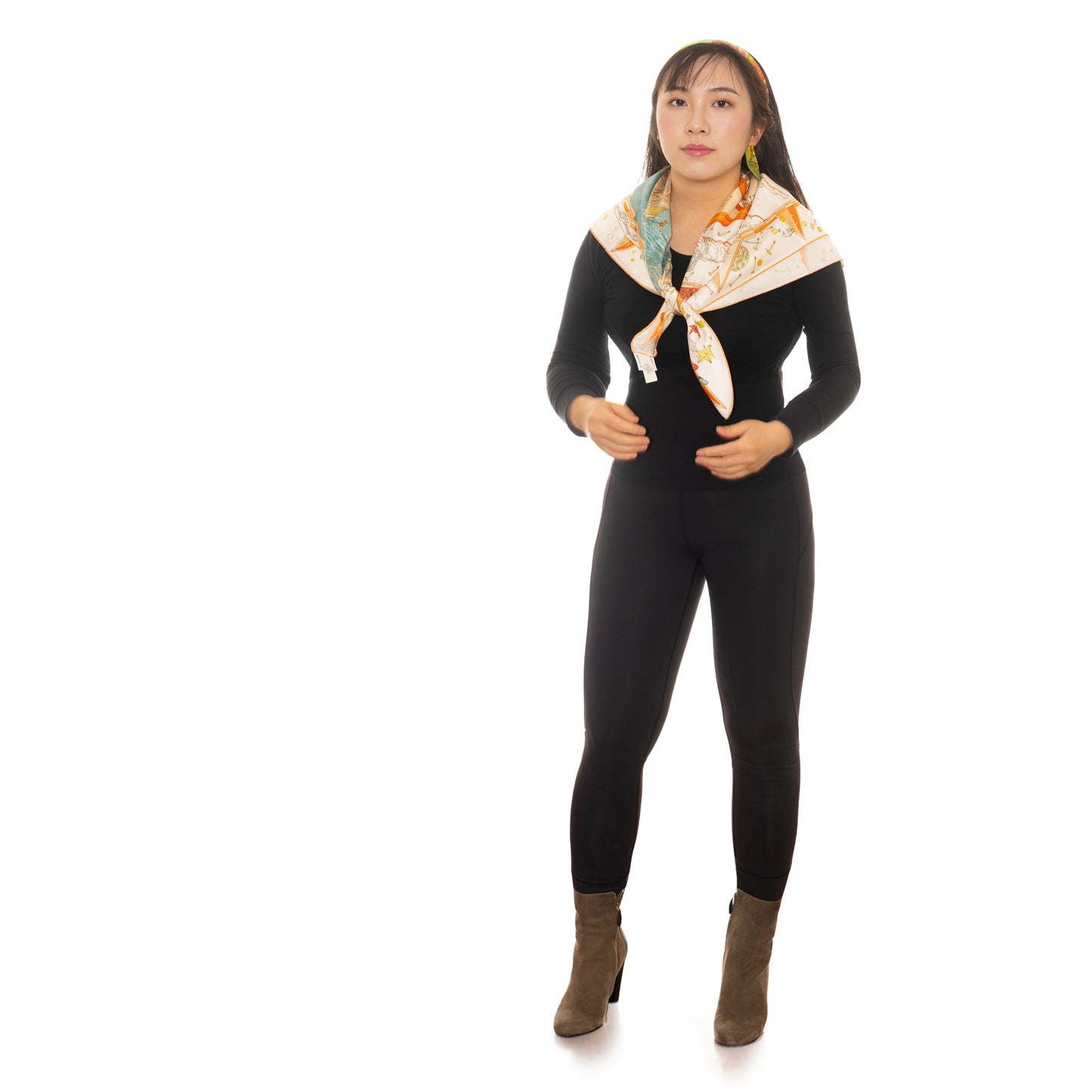 Hermes Flagship - Creme Orange Vert - NWSTS - 2604231629