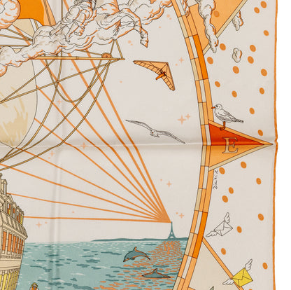 Hermes Flagship - Creme Orange Vert - NWSTS - 2604231629