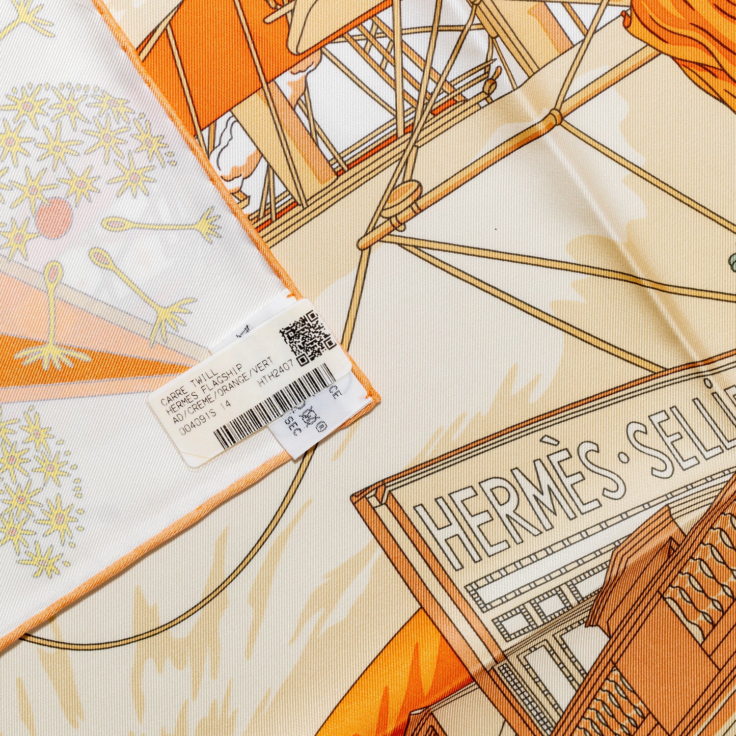 Hermes Flagship - Creme Orange Vert - NWSTS - 2604231629