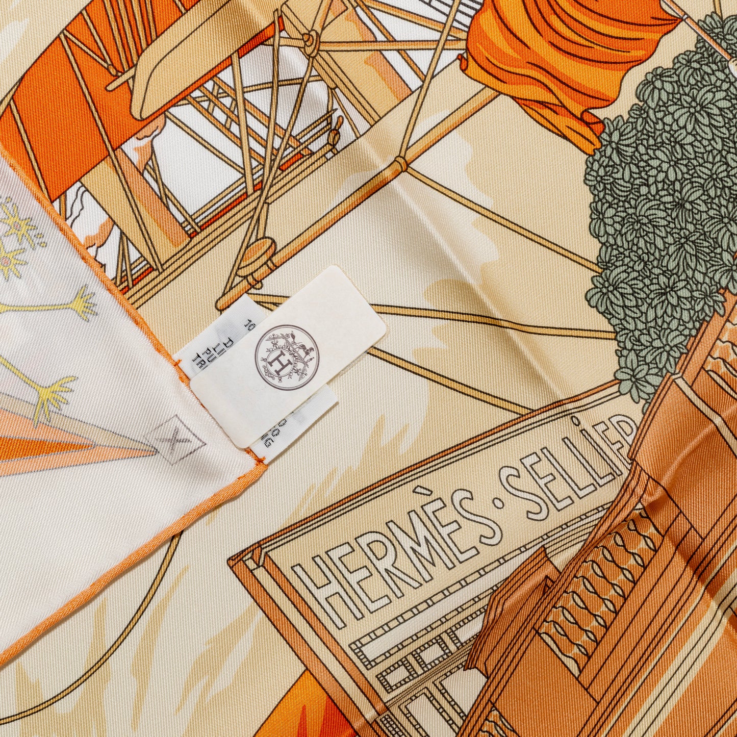 Hermes Flagship - Creme Orange Vert - NWSTS - 2604231629