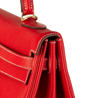 Hermes Kelly Bag - Red - Togo Leather 35cm - New - NWOCTS 2409141505