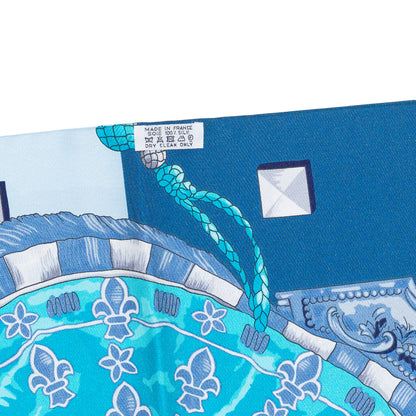 Hermes Maxi Twilly - Clefs - Blue - NWCT - 2411041823