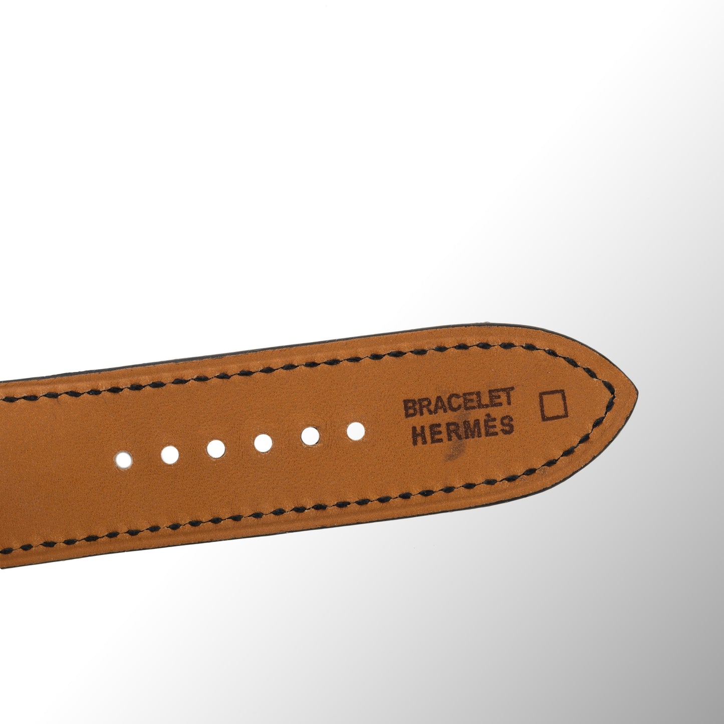 Hermes Watch Clipper H1 Grande Date - SS - Alligator Strap - NEW - 2411141308