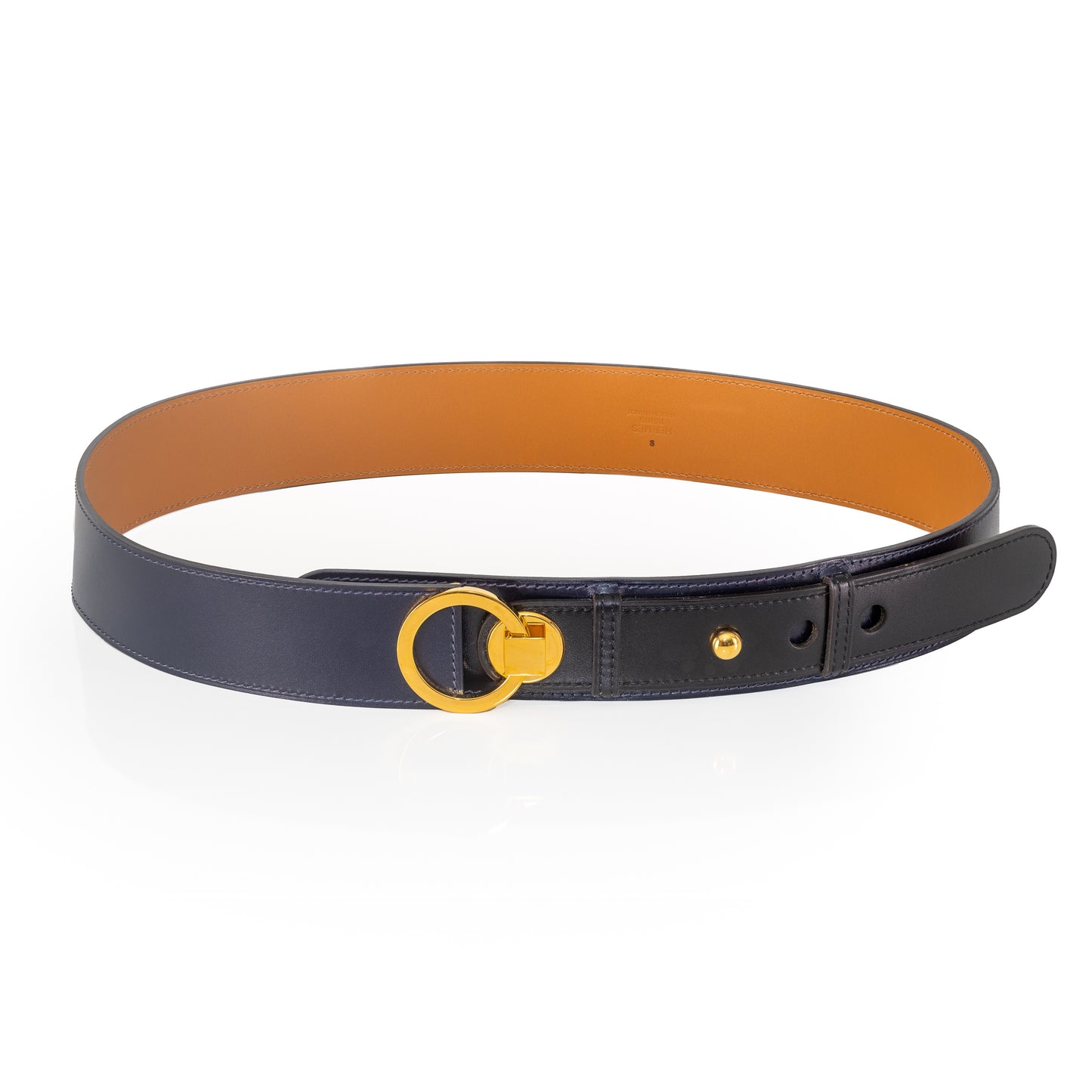 Hermes Women Belt - Black Calf Leather, Gold HW - New - 2501111830