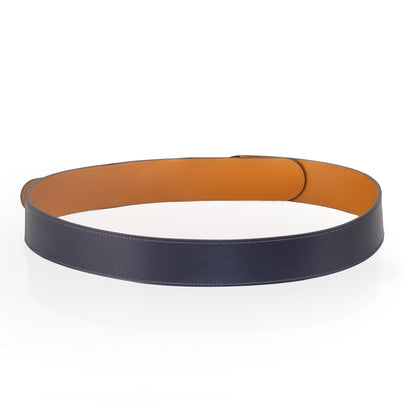 Hermes Women Belt - Black Calf Leather, Gold HW - New - 2501111830