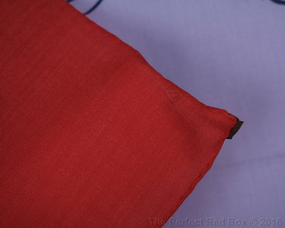 Hermes Shawl Jungle Love - CS140 - Red Navy - NEW
