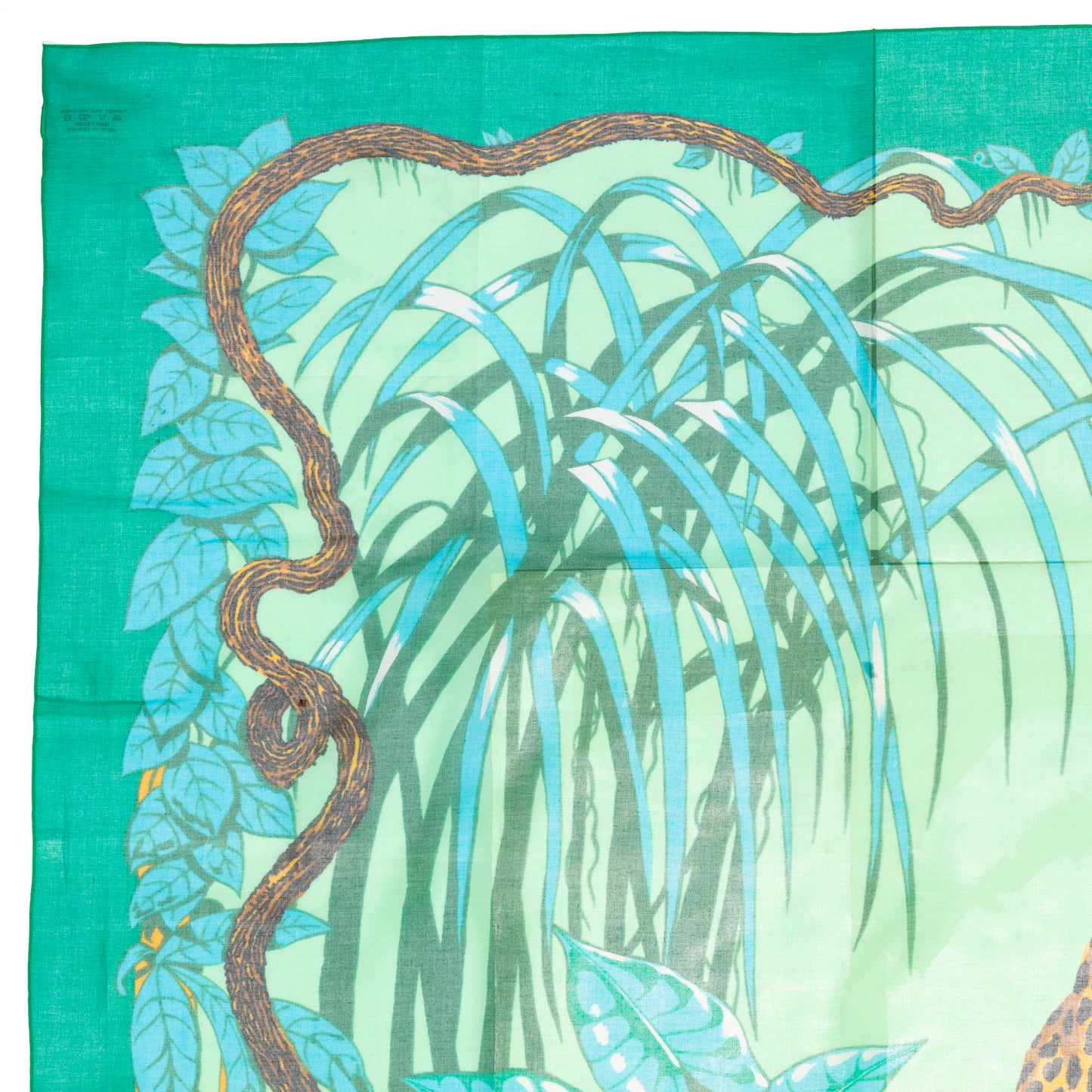 Hermes - Jungle Love - Pareo - 100% Coton - Green - NWCTS - 2406081654