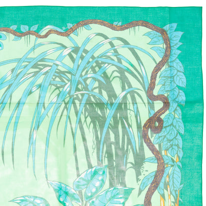 Hermes - Jungle Love - Pareo - 100% Coton - Green - NWCTS - 2406081654