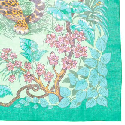Hermes - Jungle Love - Pareo - 100% Coton - Green - NWCTS - 2406081654