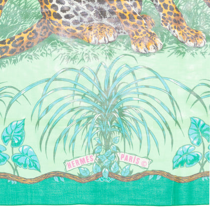 Hermes - Jungle Love - Pareo - 100% Coton - Green - NWCTS - 2406081654