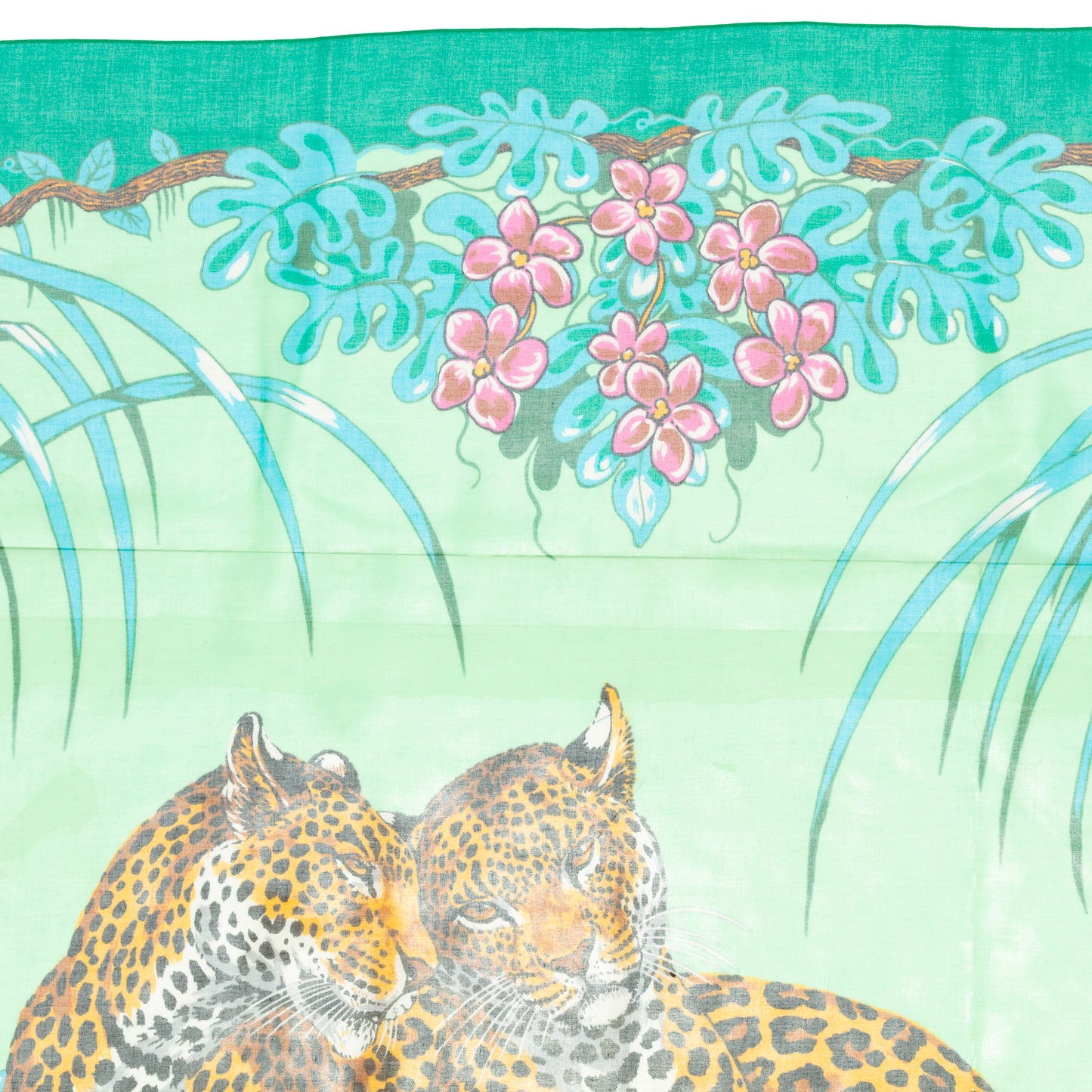 Hermes - Jungle Love - Pareo - 100% Coton - Green - NWCTS - 2406081654