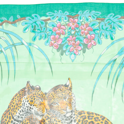 Hermes - Jungle Love - Pareo - 100% Coton - Green - NWCTS - 2406081654