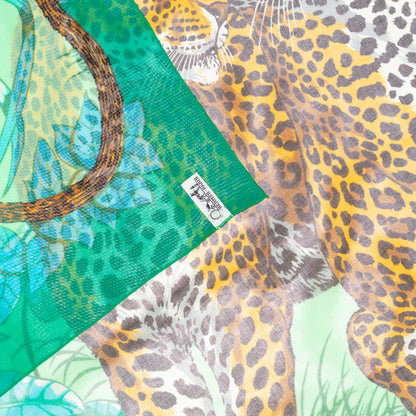 Hermes - Jungle Love - Pareo - 100% Coton - Green - NWCTS - 2406081654