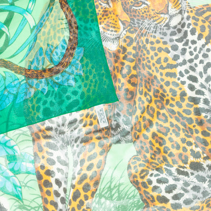 Hermes - Jungle Love - Pareo - 100% Coton - Green - NWCTS - 2406081654
