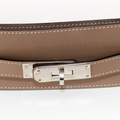 Hermes Belt Kelly Wide Grey Palladium HW NEW - 2501111819