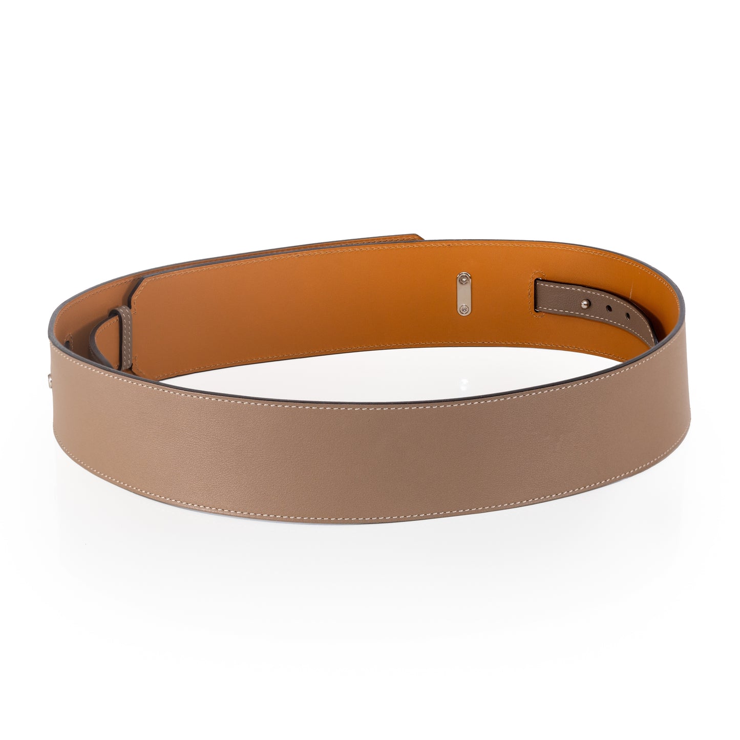 Hermes Belt Kelly Wide Grey Palladium HW NEW - 2501111819
