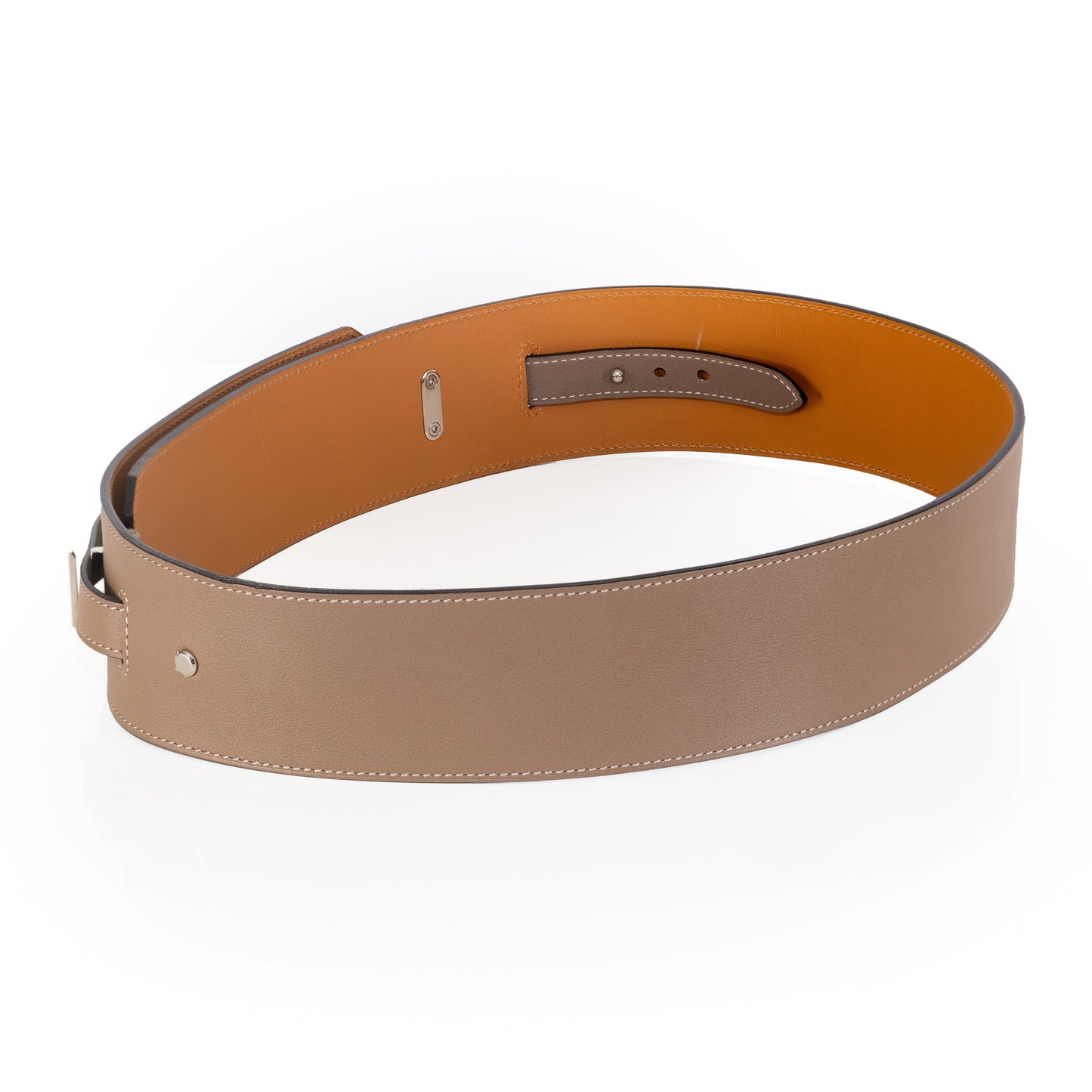 Hermes Belt Kelly Wide Grey Palladium HW NEW - 2501111819