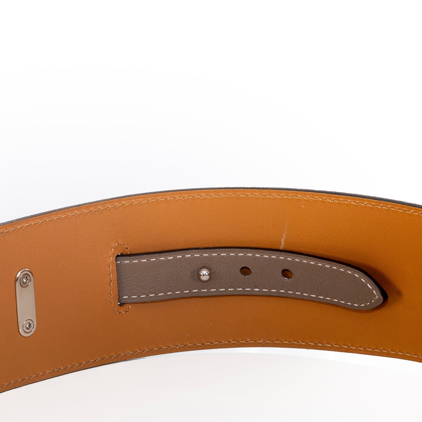Hermes Belt Kelly Wide Grey Palladium HW NEW - 2501111819