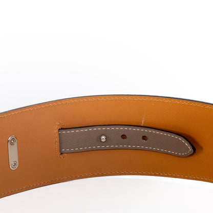 Hermes Belt Kelly Wide Grey Palladium HW NEW - 2501111819