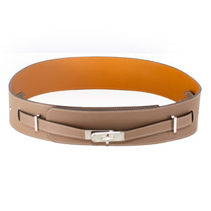 Hermes Belt Kelly Wide Grey Palladium HW NEW - 2501111819