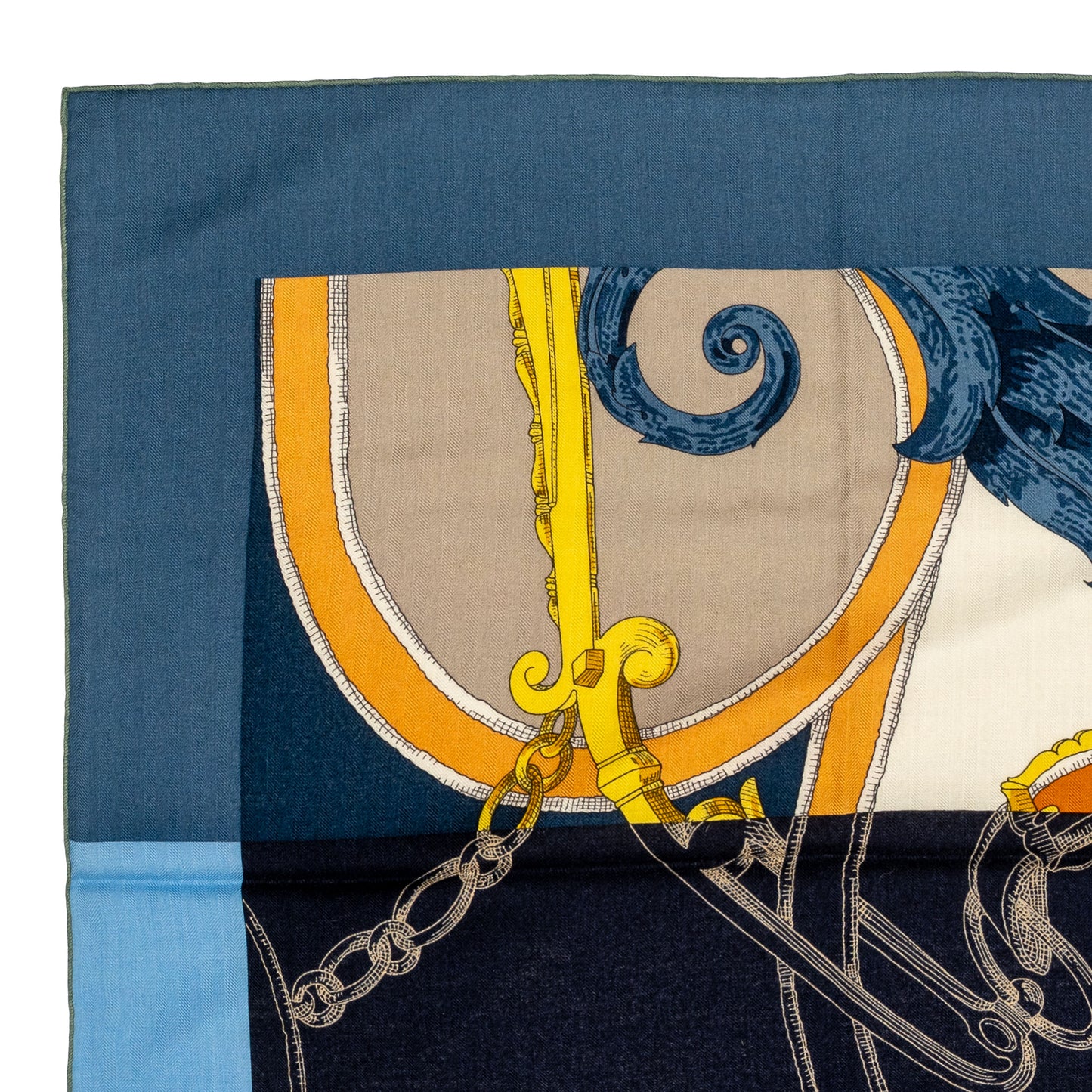 Hermes - L’Instruction du Roy – CS140 – Bleu Ardoise – Marine – NWST - 2508211507