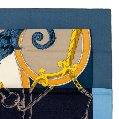 Hermes - L’Instruction du Roy – CS140 – Bleu Ardoise – Marine – NWST - 2508211507