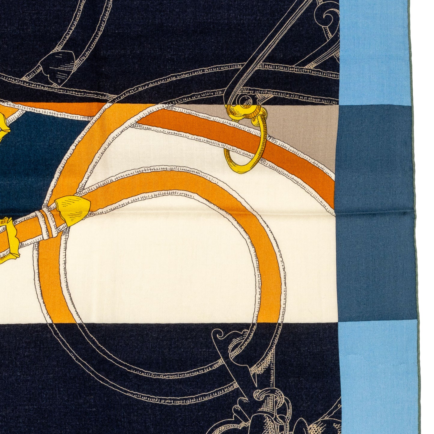 Hermes - L’Instruction du Roy – CS140 – Bleu Ardoise – Marine – NWST - 2508211507