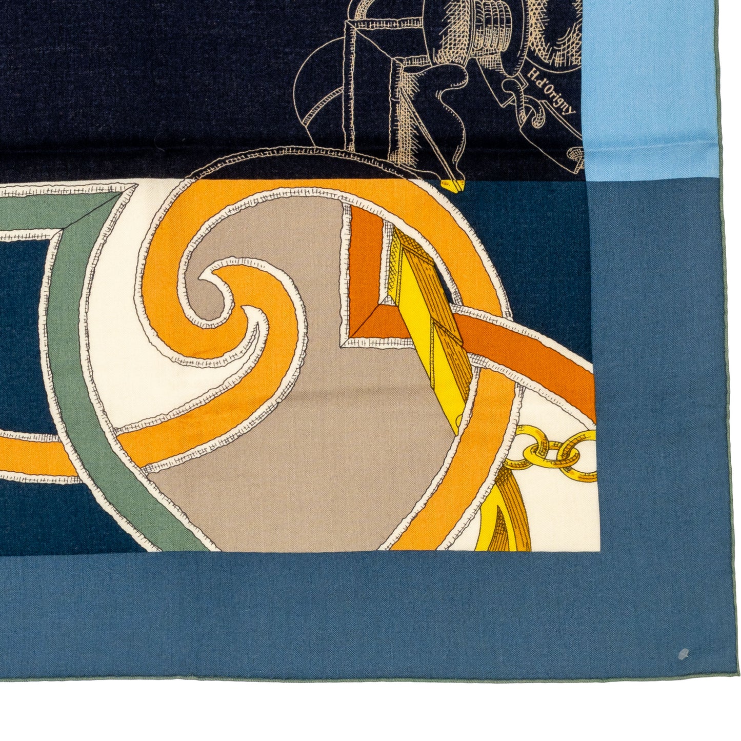 Hermes - L’Instruction du Roy – CS140 – Bleu Ardoise – Marine – NWST - 2508211507