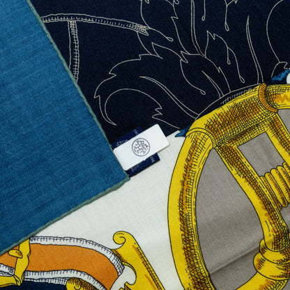 Hermes - L’Instruction du Roy – CS140 – Bleu Ardoise – Marine – NWST - 2508211507