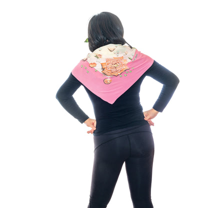 Hermes - La Rosee Silk Shawl 140 Crepe Pink - MWOCT - 2411111745