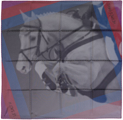 Hermes Silk Scarf - Le Saut H - Purple - NWCTS - 1912131355