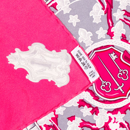 Hermes Scarf Les Clefs - Rose Vif Fuschia - Mint Care Tag