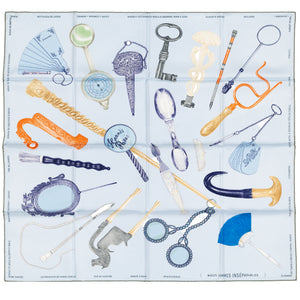 Hermes Silk Scarf Nous Sommes Inseparables - Bleu Ciel Marine - NWSTS - 2604131722